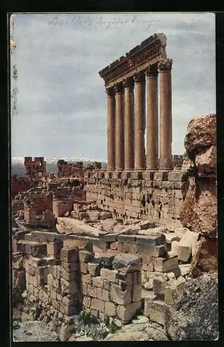 AK Baalbek, Les six colonnes du temple de Jupiter