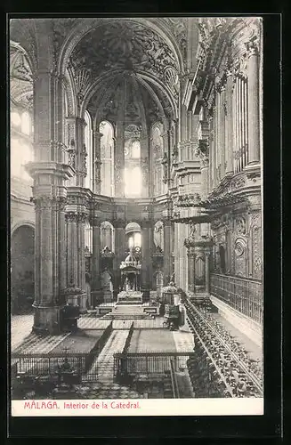 AK Málaga, Interior de la Catedral