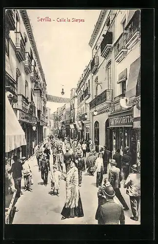 AK Sevilla, Calle la Sierpes