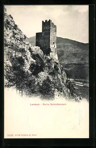 AK Landeck, Ruine Schroffenstein