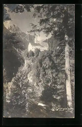 AK St. Georgenbad, Kirche im Sonnenschein