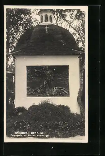 AK Innsbruck, Berg Isel, Ehrengrab der Tiroler Kaiserjäger
