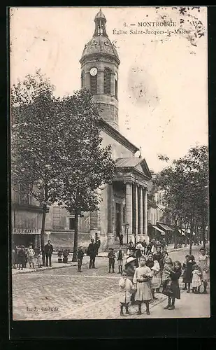 AK Montrouge, Église Saint-Jacques-le-Majeur