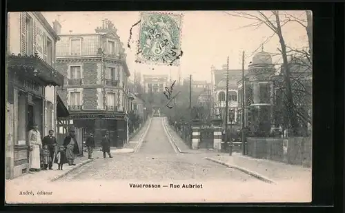 AK Vaucresson, Rue Aubriet