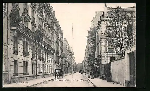 AK Neuilly-sur-Seine, Rue d`Orléans