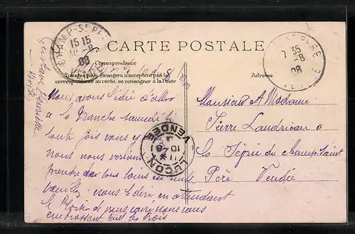 AK Bécon-les-Bruyères, Avenue de la Liberté