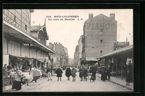 AK Bois-Colombes, Un coin du Marché