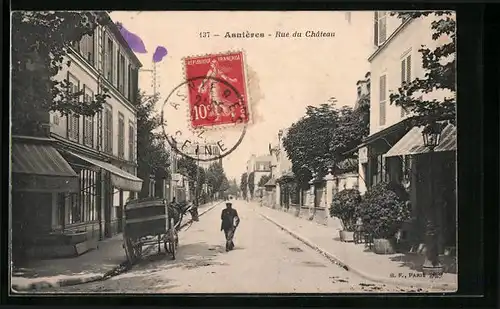 AK Asnières, Rue du Chateau
