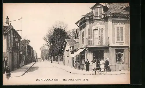 AK Colombes, Rue Felix-Faure