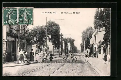 AK Courbevoie, Le Boulevard St-Denis