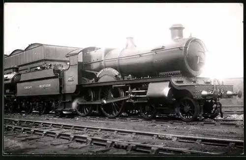 Fotografie Eisenbahn Gross Britannien, Dampflok Nr. 3827, Tender-Lokomotive County of Gloucester