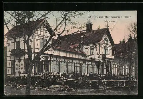 AK Mühlhausen /Th., Gasthaus Prinzenhaus