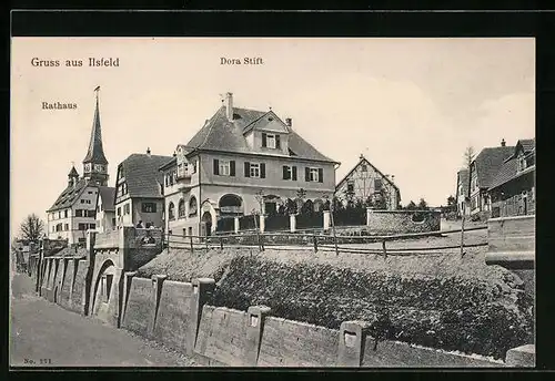 AK Ilsfeld, Dora Stift und Rathaus