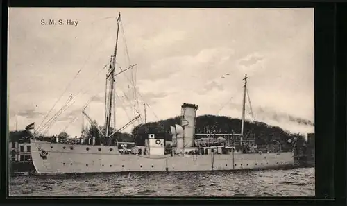 AK SMS Hay im Hafen