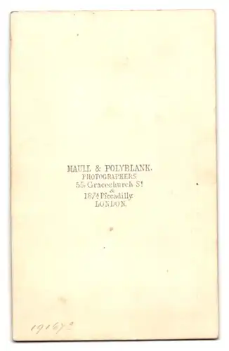 Fotografie Maull & Polyblank, London, 187 A, Piccadilly, Älterer Herr in zeitgenössischer Kleidung