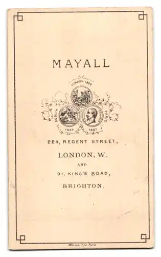 Fotografie Mayall, London-W., 224, Regent Street, Charmanter Herr im Anzug mit Krawatte