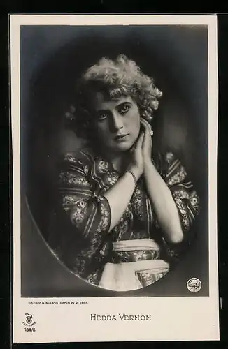 AK Schauspielerin Hedda Vernon in einer Filmrolle