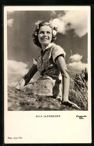 AK Schauspielerin Ulla Jacobsson in Sie tanzte nur einen Sommer
