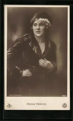 AK Schauspielerin Hedda Vernon in einer Filmrolle