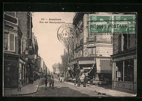 AK Asnières, Rue des Bourguignons