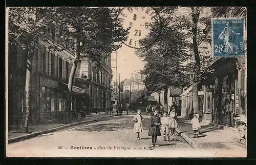 AK Asnières, Rue de Bretagne