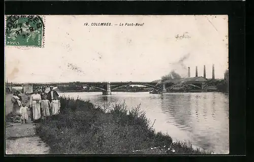 AK Colombes, Le Pont-Neuf