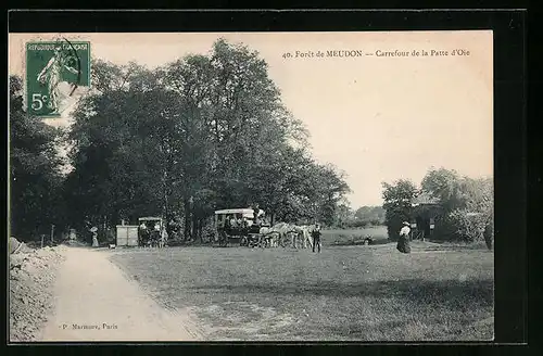AK Foret de Meudon, Carrefour de la Patte d`Oie