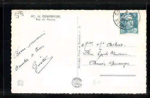 AK Courbevoie, Rue de Bezons