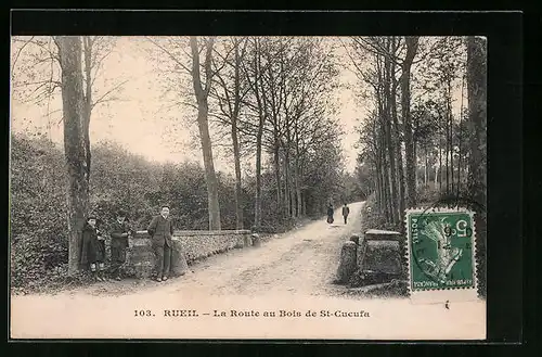 AK Rueil, La Route au Bois de St-Cucufa