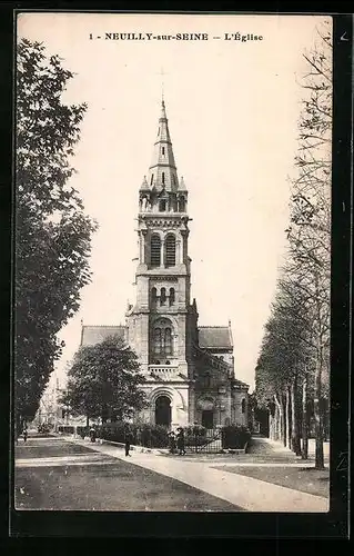 AK Neuilly-sur-Seine, L`Eglise