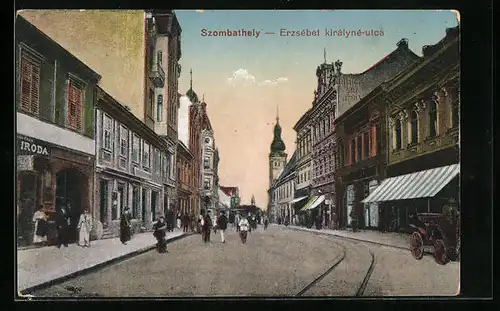 AK Szombathely, Erzsebet kiralyne-utca