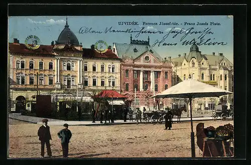 AK Ujvidék, Franz Josefs Platz