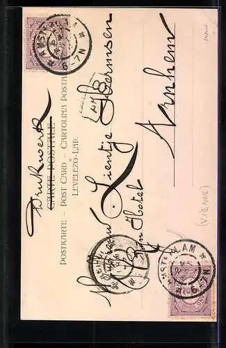 AK Niederländerin mit zwei Kindern erschreckt sich vor einer Maus