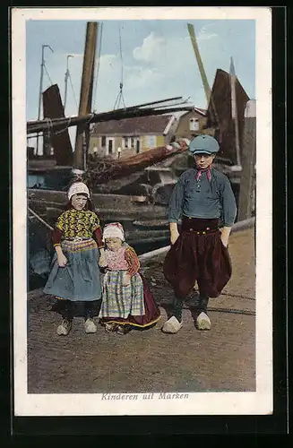 AK Kinderen uit Marken, niederländische Kinder