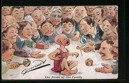 Künstler-AK Cynicus: The Pride of the Family