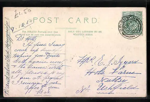 Künstler-AK Cynicus: He won`t be happy till he gets it