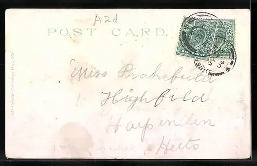 Künstler-AK Cynicus: He won`t be happy till he gets it