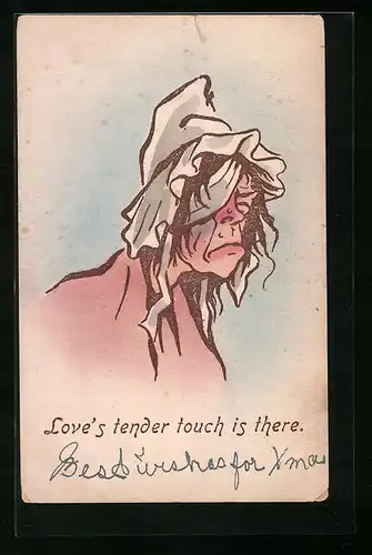 Künstler-AK Cynicus: Love`s tender touch is there