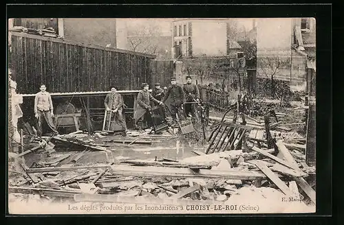 AK Choisy-le-Roi, Les dégats produits par les Inondations