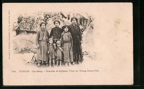 AK Cao-Bang, Femmes et Enfants Thos de Trung-Khan-Phu, Frauen und Kinder von Trung-Khan-Phu