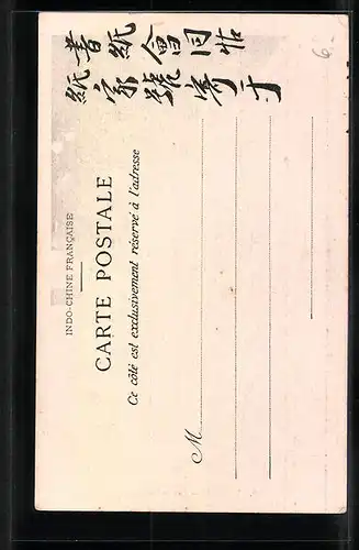 AK Tonkin, Riche Tonkinois, Wohlhabender Mann aus Tonkin