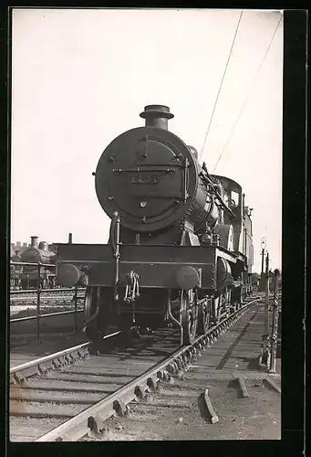 AK Englische Eisenbahn mit der No 1131 von nächster Nähe