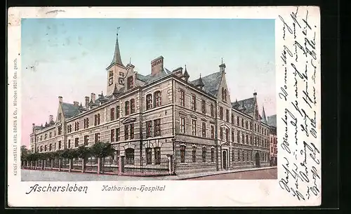 AK Aschersleben, Katharinen-Hospital, Strassenpartie