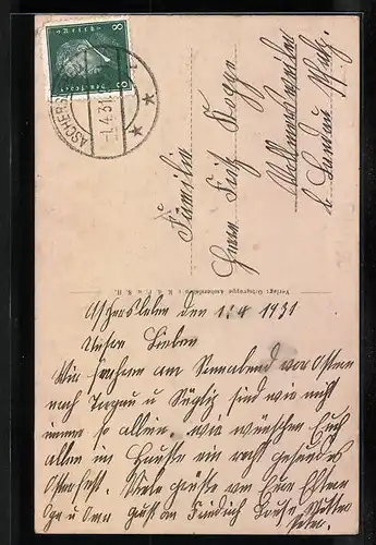 AK Aschersleben, Strassenpartie mit Johannistor