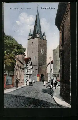 AK Aschersleben, Am Tie mit Johannisturm