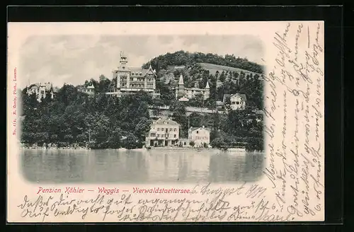 AK Weggis, Pension Köhler am Vierwaldstättersee