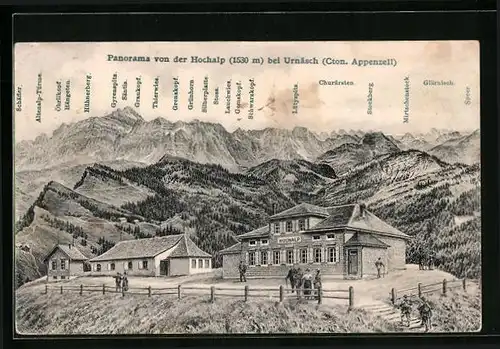 AK Urnäsch, Panorama von der Hochalp