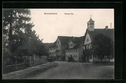 AK Brackenheim, Blick in die Obertor-Strasse