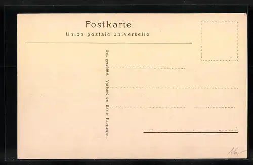 AK Basel, Einweihung der Mittleren-Rheinbrücke 1905