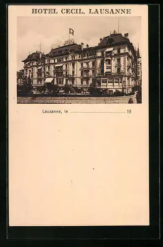 AK Lausanne, Hotel Cecil